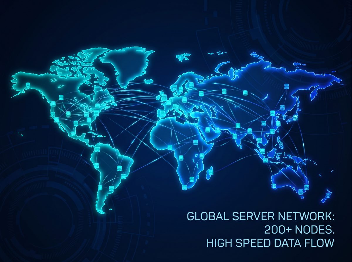 天其加速器全球服务器节点分布图